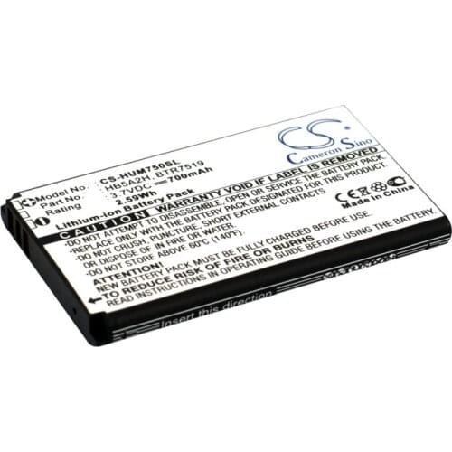 Cameron Sino Mobile SmartPhone Replacement Li-ion Battery 700mAh For MetroPCS HWM570, Verge Free Tools