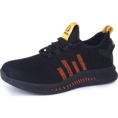 Unisex Work Safety Shoes for Men Sneakers Light Soft Bottom Men Women Indestructible Anti-smashing Steel Toe Work Boots