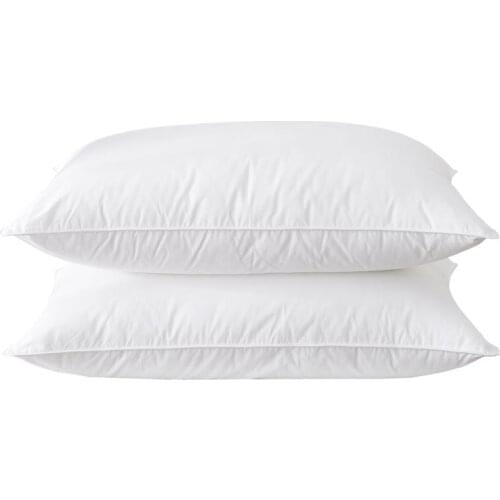 1pc 5 Stars Hotel Pillow Core 100% Cotton Soft Fabric High Resilient High Quality Sleep Pillow Neck Pillow 48x74cm