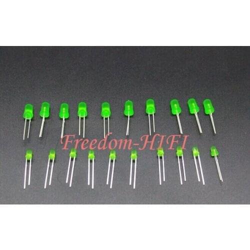 2000pcs/lot Five color F3 F5 3MM 5MM Diffused LED Red/Green/Blue/Yellow/White each 200pcs led diodes DIP Lamp Round Light