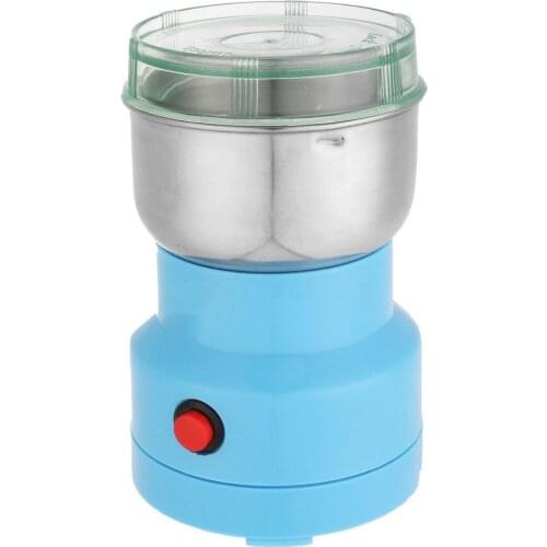 220V Electric Herbs Spices Nuts Grains Grinder 10Seconds High Speed Coffee Bean Grinder Machine For Home Kitchen Mill Grinding