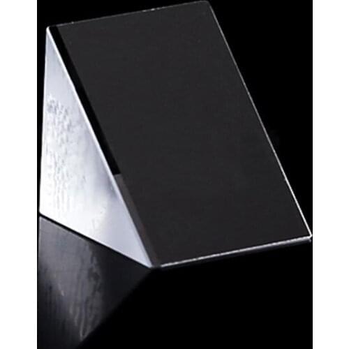 5x5x5mm Optical Glass Triangular K9 Prism Lens With Reflecting Film Light Spectrum Physics Optics,optical prism lens