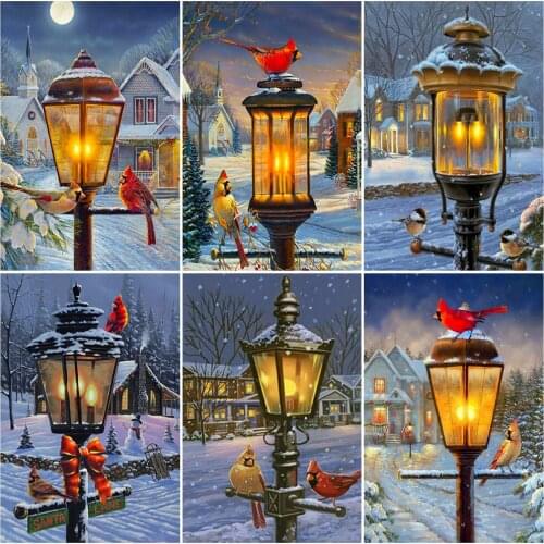 CraftArtGo 5D DIY Diamond Embroidery Birds Full Square Round Rhinestone Mosaic Painting Cross Stitch Flowers Diamond Kit