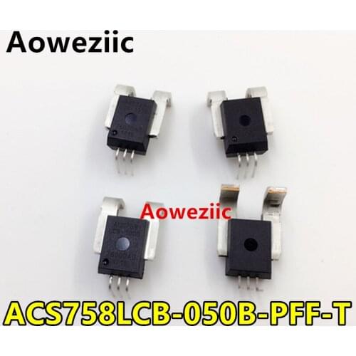 Aoweziic 1Pcs New Original Bidirectional Linear Current Sensor ACS758LCB-050B-PFF-T ACS758LCB-050B ACS758 40mV/1A
