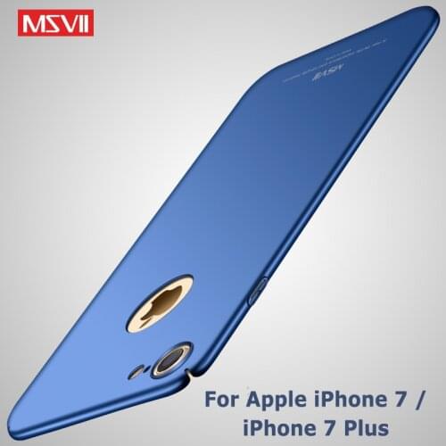 For iPhone 7 Case Cover MSVII 360 Luxury Coque For Apple iPhone 8 Plus Case Slim Hard PC Cover For iphone 7 Plus Phone Cases