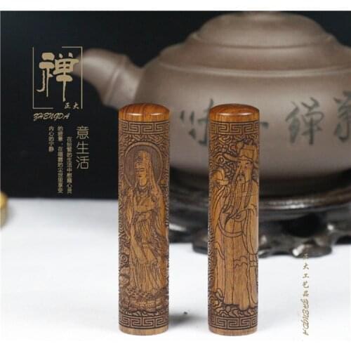 Zhengda homemade rosewood carving high-grade gift boutique creative wood retro lighter flint kerosene
