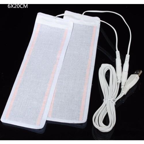 1 Set Electric Heating Pads Thermal Clothes Warmer Heated Jacket Mobile Warming Gear Switch For DIY Heated Clothing