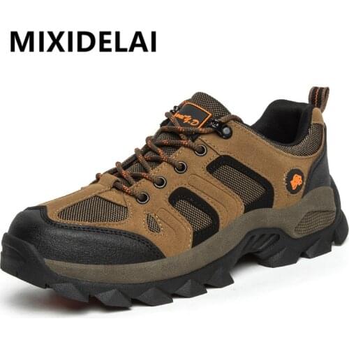 New Autumn Mens Sneakers Breathable Mesh Casual Shoes Luxury Outdoor Men Shoes Lightweight Flat Shoes Non-Slip Men Hiking Shoes