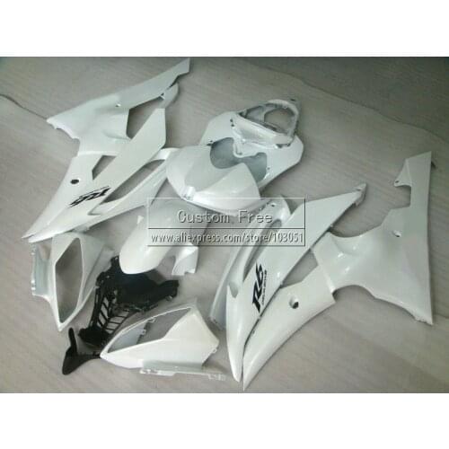 Injection mold fairing kit For YAMAHA YZF R6 2008 -2013 2014 white black aftermarket fairings set YZFR6 08-14 JL54 +7 gifts