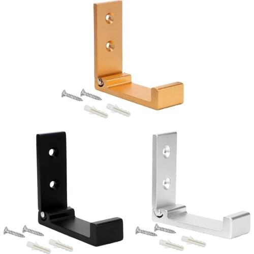 Wall Door Clothes Hangers Rustproof Towel Hooks Clothes Towel Coat Rack Creative Aluminum Alloy Folding Hooks Hanger