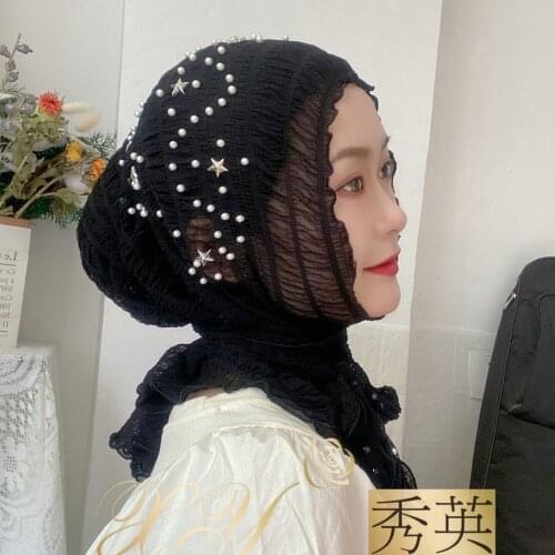 School Girls Novelty Puffy Design Muslim 2021 Hijabs Wears