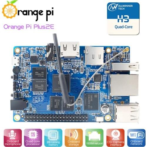 Orange Pi Plus 2e H3 Quad Core 2GB RAM 4K Open-Source