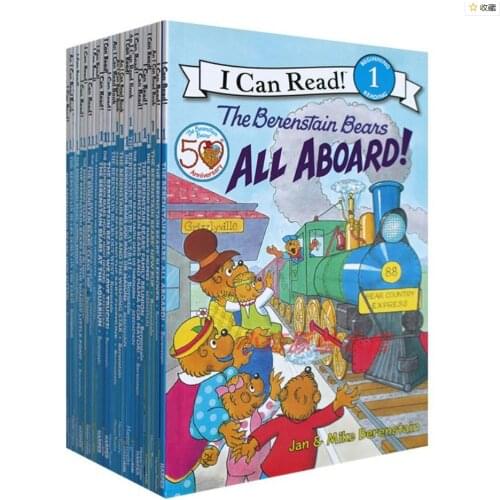 3-9 year 25 book/set I can read level 1 The Berenstain Bears English picture story books Childrens English Enlightenment book