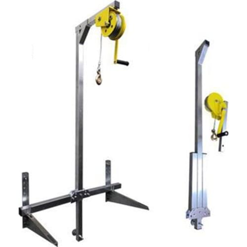 Excellent stainless steel, outside installation lifting tool, crane, folding, self-locking manual winch assembly air conditioner