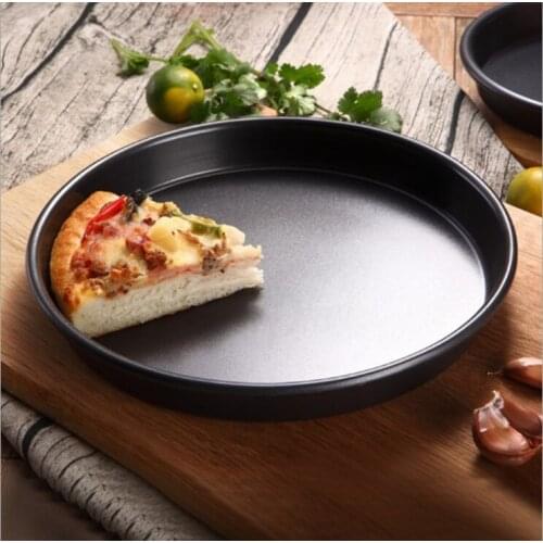 Baking utensils non-stick pizza pan 8 "carbon steel cake mold round baking pan
