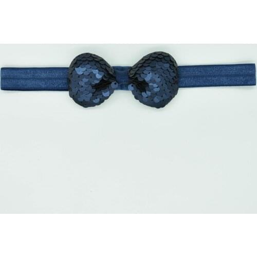 Newborn bow hair headdress popular childrens hair band multi-layer sequin bow cute new hair accessories