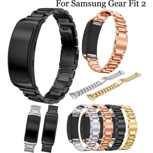 New luxury Stainless steel watch strap Watch strap for Samsung Gear Fit 2 Smartwatch replacement strap for Samsung Gear fit2 pro