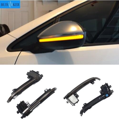 For Audi A4 S4 RS4 B9 2016-2019 A5 S5 RS5 Dynamic Turn Signal LED Light Side Wing Rearview Mirror Indicator Sequential Blinke