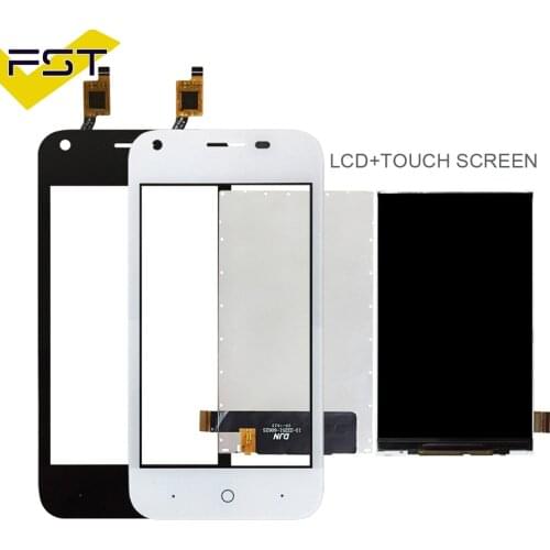 Black/White For ZTE Blade L110 LCD Display+Touch Screen Digitizer For ZTE L110 Lcd Glass Sensor Lens Replace+Tools