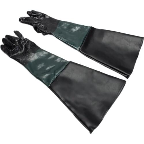 1 Pair GLOVES for Sandblaster Blast Cabinet - 7''x 24'' HEAVY DUTY