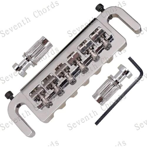 1pcs Silver Black Golden Colors Guitar Bridge Can Be Choosed For Electric Guitar Bridge Parts Accessories