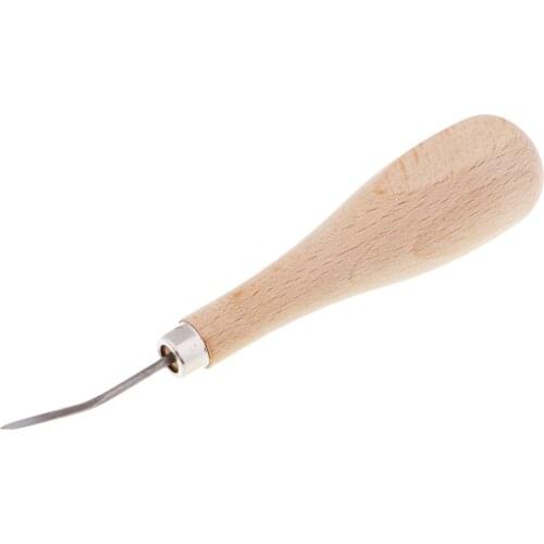1 Piece Diamond Shaped Sewing Curved Stitching Awl for Sewing Leather Crafts