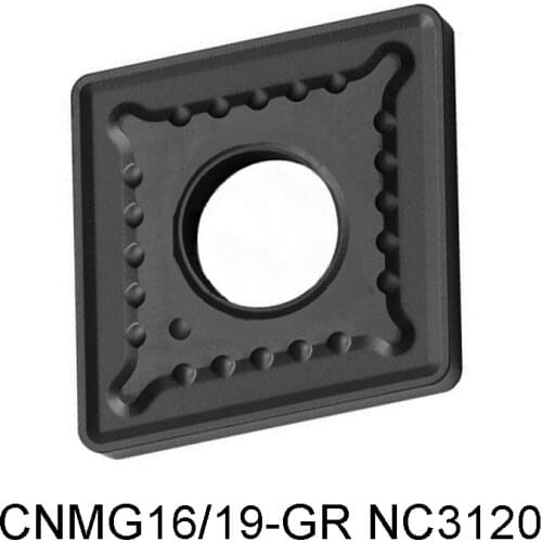 10pcs/box Original CNMG160608-GR CNMG190616-GR NC3120 CNMG 160608 190616 Carbide Inserts for Steel CNMG1906