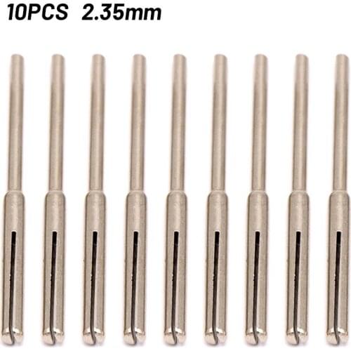 10Pcs Split Ring Mandrel 2.35/3mm Shank 50mm Sandpaper Clamp Rotary Grinder New And High Quality