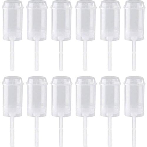 12 PCS Cake Pusher Pushable Plastic Clear Push Holder Bake DIY Tool Cake Dessert Pusher Containers Shooter for Party Use
