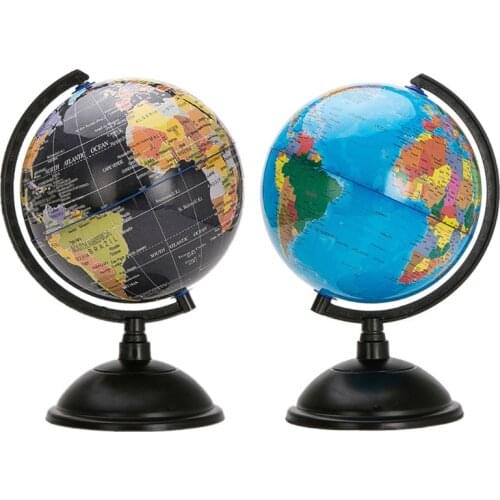 7.87in English District Globe with Stand 360 Degree Rotation Geography Globe XXFE