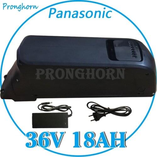 Free Customs Tax 36V 9Ah 10Ah 12Ah 14Ah 15Ah 17AH Electric Bicycle Battery Pack use Panasonic cell Built 20A BMS with 2A Charger