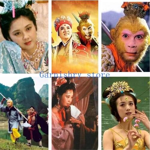 "Journey To The West" Tv 5D Diy Diamond Painting Mosaic Cross Stitch Kits Full Square Round Embroidery for Living Room Decor