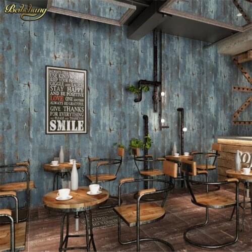 Beibehang Retro Nostalgic Cement Wall Plain Gray Nonwovens Wallpaper Bar Restaurant Cafe Industrial Wind papel de parede