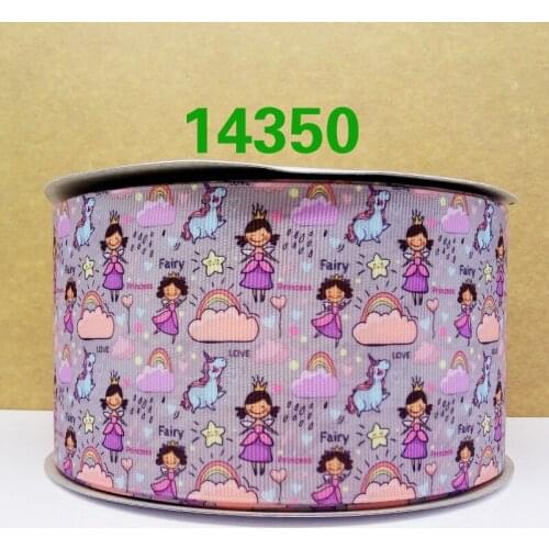 Free shipping 50 yard cartoon printed grosgrain ribbon 14350