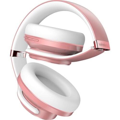 Newest DOQAUS V5 Bluetooth Headphones Speakers 2 in 1 Foldable NFC HiFi Stereo Wireless Headphones V5.0 with Mic Support TF Card