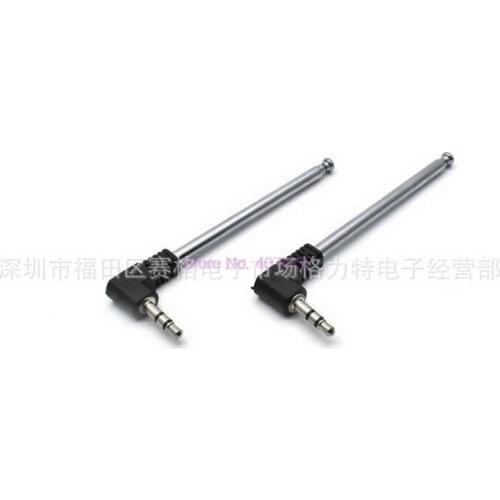 By DHL or Fedex 200pcs 3.5mm Radio Receiver Antenna Stainless Steel Multi-Purpose Interface FM Radio GPS Receiver & Antenna