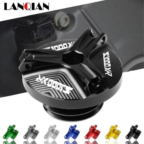 For BMW S1000XR Motorcycle Aluminum Engine Oil Filter Cup Plug Cover Screw S 1000 XR 2014 2015 2016 2017 2018 2019 2020 Parts