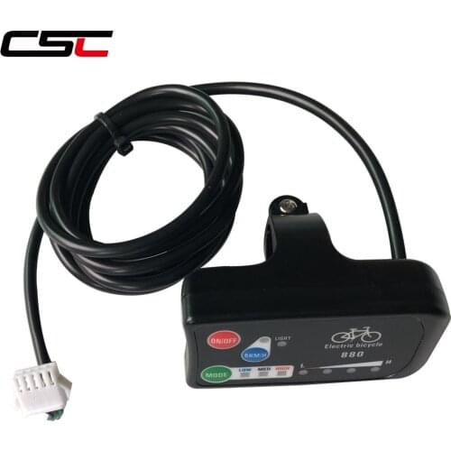 Electric Bicycle bike Parts 36V 48V LED 880 Display EBike 36V 48V Control Panel Display for KT Controller