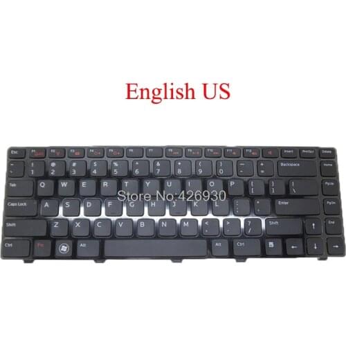 Laptop US Keyboard For DELL For Inspiron 14R N4110 N4120 N4050 M4040 N4120 N411Z M411R M421R M5040 L502X English 0X38K3 X38K3
