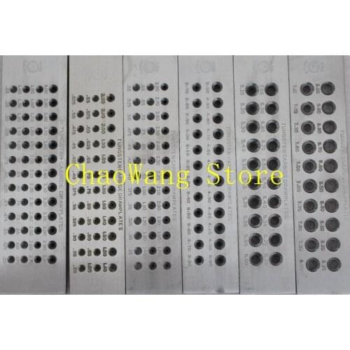 Round Drawplate Jewelry Drawplate Tungsten Carbide Drawplate