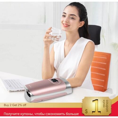 MZ Electric Acupressure Palm Hand Heat Air Compression Massager Beauty Finger Spa Numbness Pain Relief Office Home