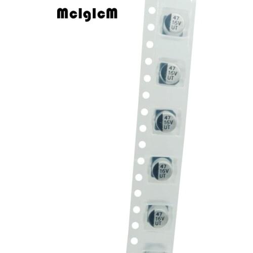 10pcs 47UF 16V 5mm*5.4mm SMD electrolytic capacitor