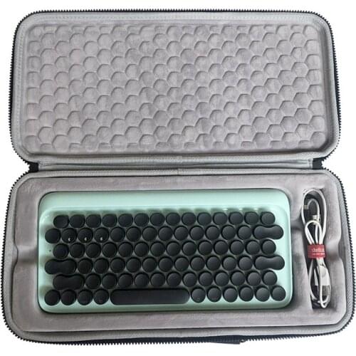 Fashion EVA Hard Shell Protective Cover for LOFREE EH112S DOT Keyboard and Mouse Storage Box Carrying Bag