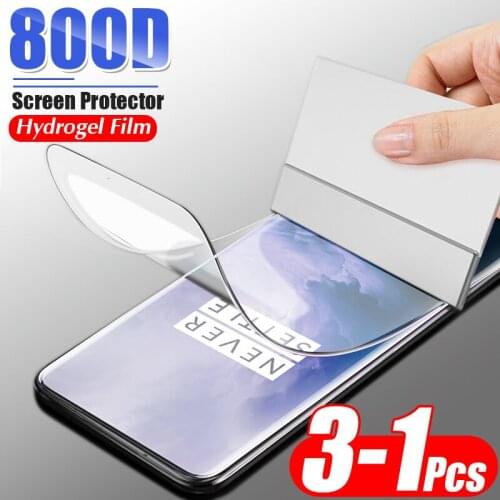 800D Soft Hydrogel Film For Oneplus 7 Pro 7T 6 6T 5 5T Full Screen Protector For Oneplus 8 Lite Protective Film Not Glass