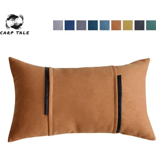 Modern Home Decorative Cushion Cover For Sofa Throw Pillows Solid Color Cotton Linen Pillowcases 30*50cm/45*45cm Home Decor