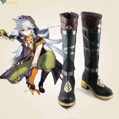 Genshin Impact Razor Cosplay Shoes Custom Made Boots