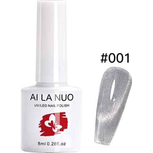 Transparent Diamond Nail Polish Gel Varnishes Hybrid Nail For Manicure 18ml Ice Spar Cat Eyes Soak Off Enamel UV Gel Nail Polish