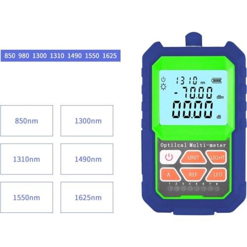 Handheld RJ45 Optical Light Source With LED illuminat FTTH Optic Laser power meter Equipments Fiber tester SC/FC/ST Connector