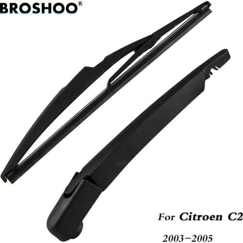 BROSHOO Car Rear Wiper Blades Back Windscreen Wiper Arm For Citroen C2 Hatchback (2003-2005) 295mm,Windshield Auto Styling