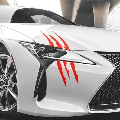 Reflective Claw Scratch Marks Headlight Decal Car Stickers for Nissan Teana X-Trail Qashqai Livina Sylphy Tiida Sunny March Mura